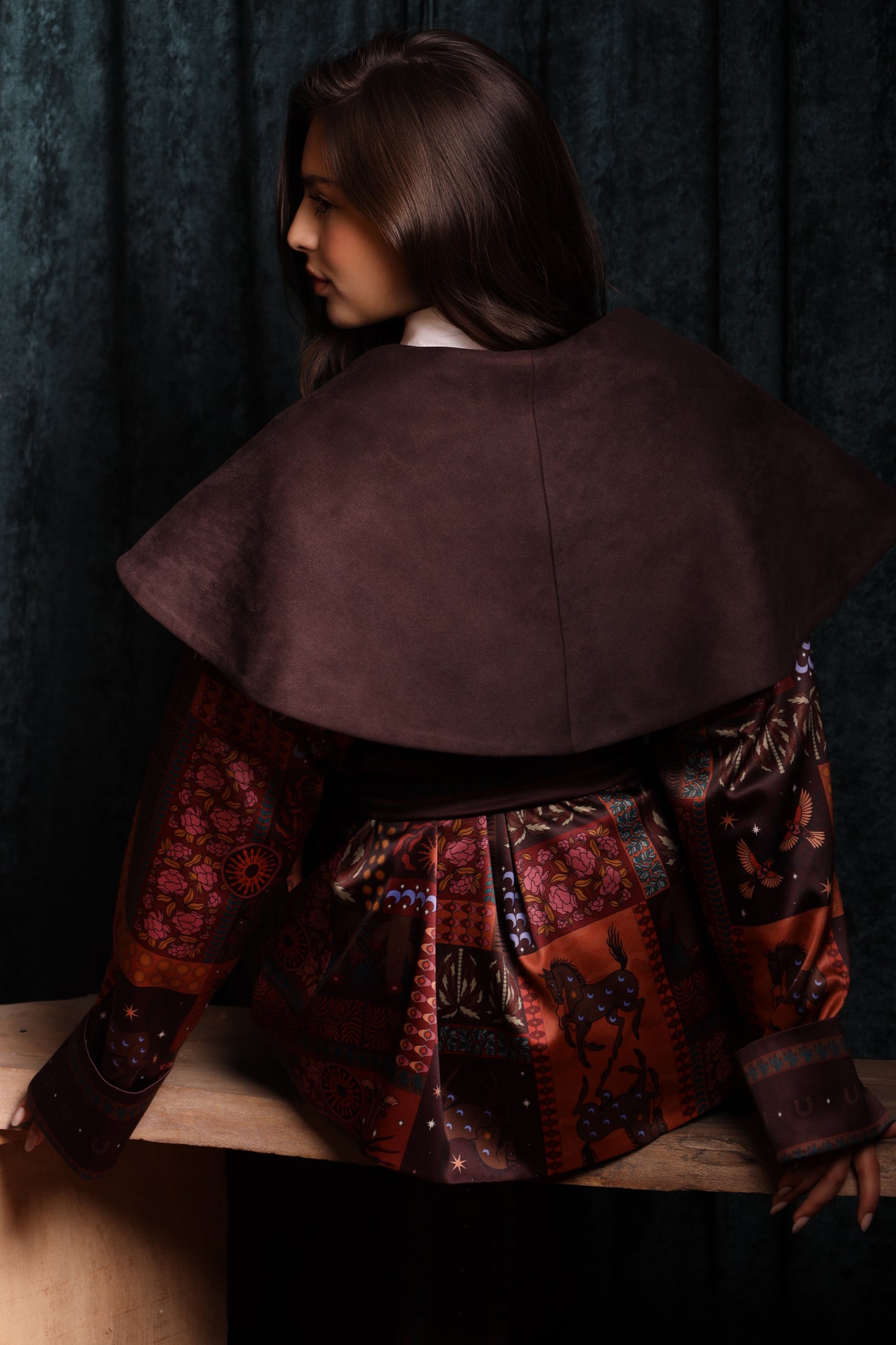 Sandrose Shawl Collar Jacket