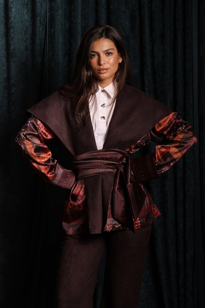 Sandrose Shawl Collar Jacket