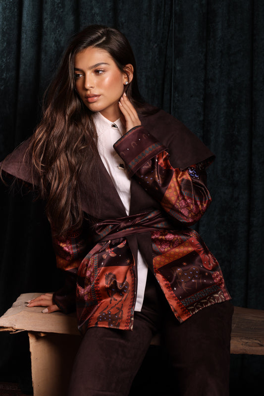 Sandrose Shawl Collar Jacket