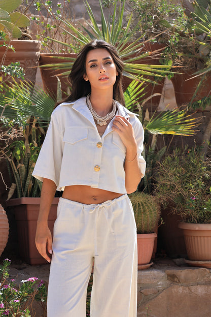 LINEN SHIRT | SHORT SLEEVE